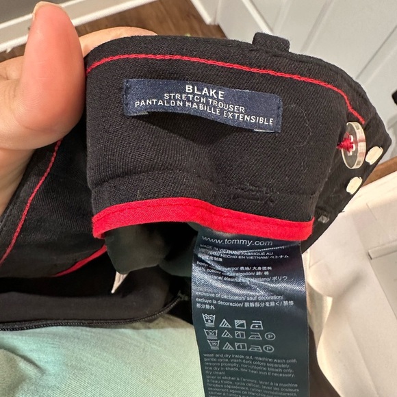 TOMMY  HILFIGER  Classic Black Trousers - Picture 6 of 7